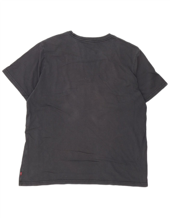 T-shirt grafica rilassata da uomo Levi's Top grande grigia