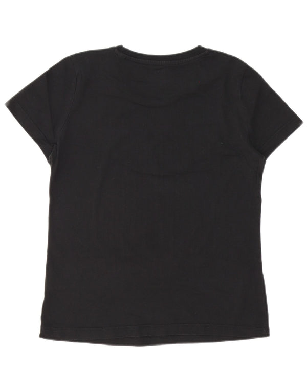 T-shirt grafica da donna Adidas Top UK 12/14 media nera
