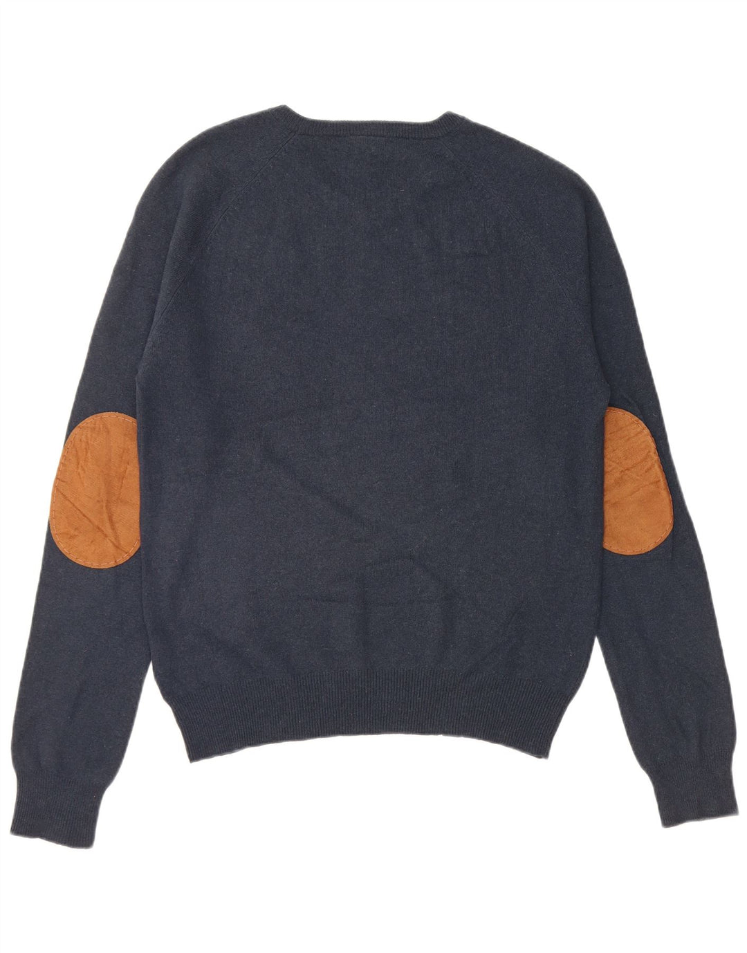 TIMBERLAND Maglione da uomo con scollo a V in lana medio blu navy