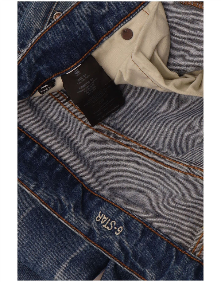 Jeans dritti da donna G-Star W34 L34 cotone blu