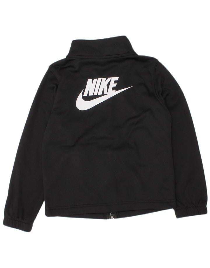 Giacca da ginnastica grafica da ragazzo Nike 3-4 anni XS poliestere nero