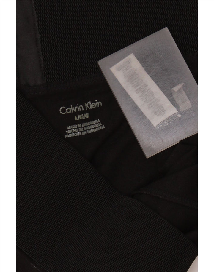 Leggings da donna Calvin Klein UK 14 Large Rayon chiazzato nero