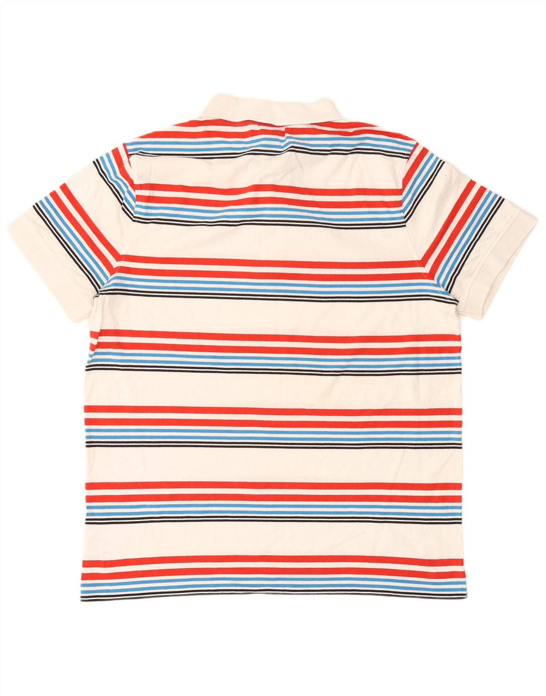 Polo da uomo Animal Large in cotone a righe multicolori