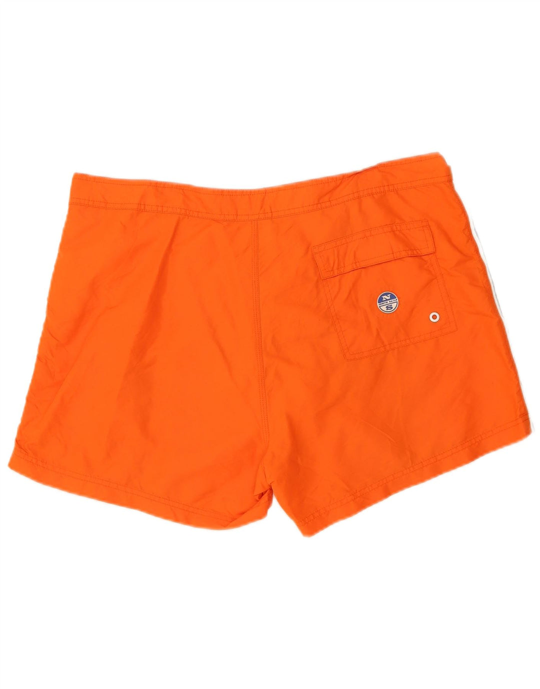 Pantaloncini da bagno grafici da uomo North Sails grandi in poliammide arancione