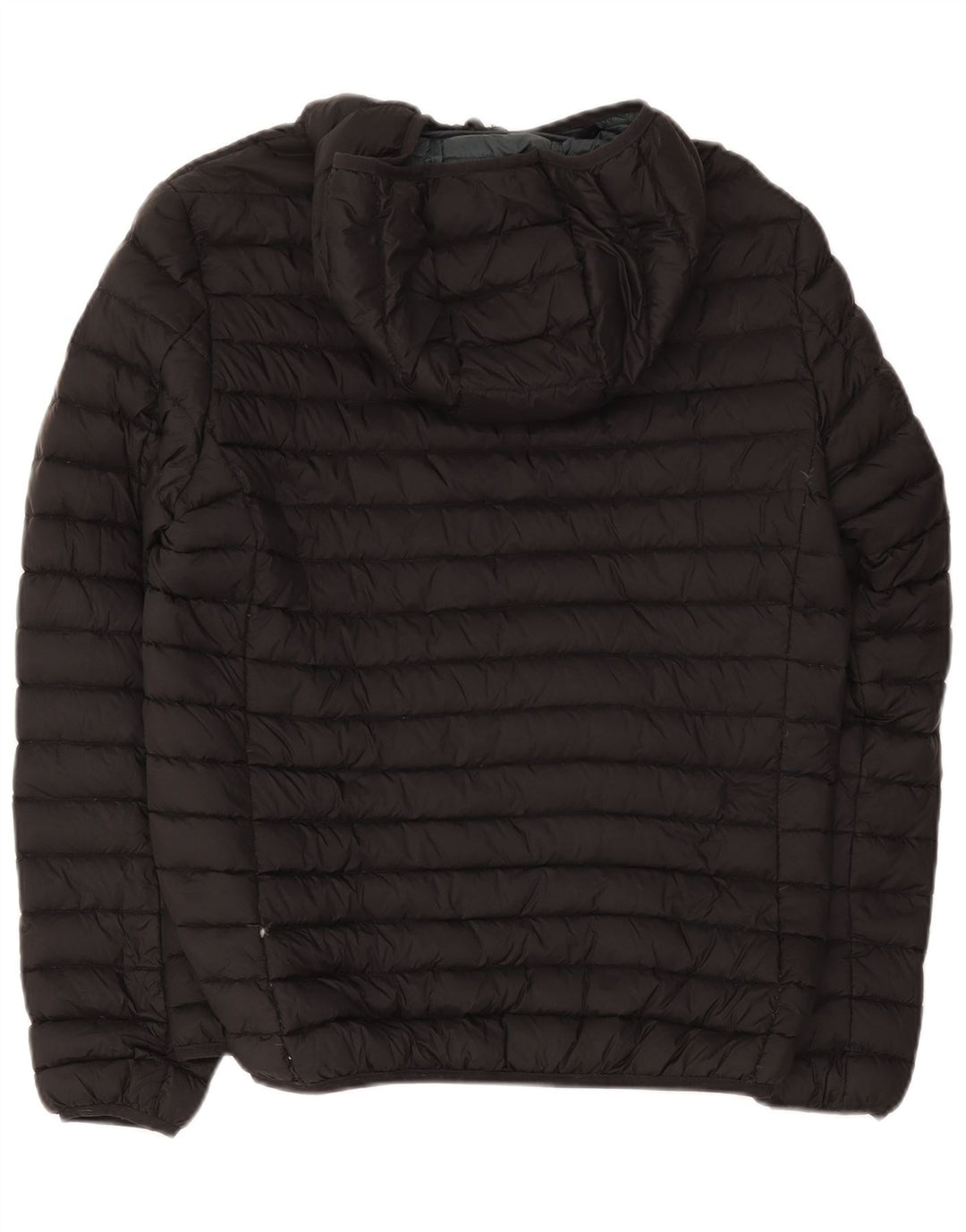 Giacca imbottita con cappuccio da uomo Mistral UK 38 nylon nero medio