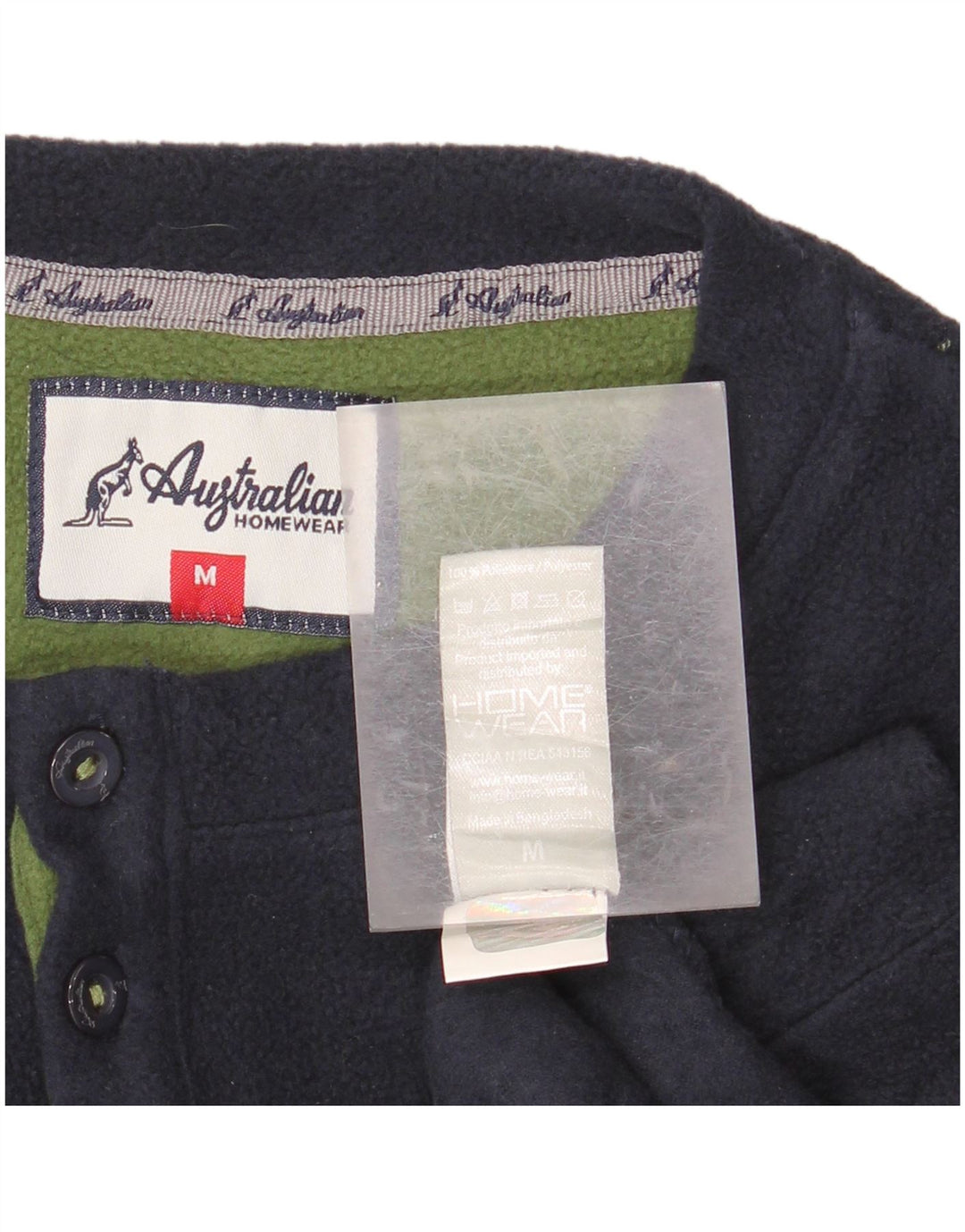 AUSTRALIAN L'ALPINA Maglione in pile da uomo medio blu navy poliestere