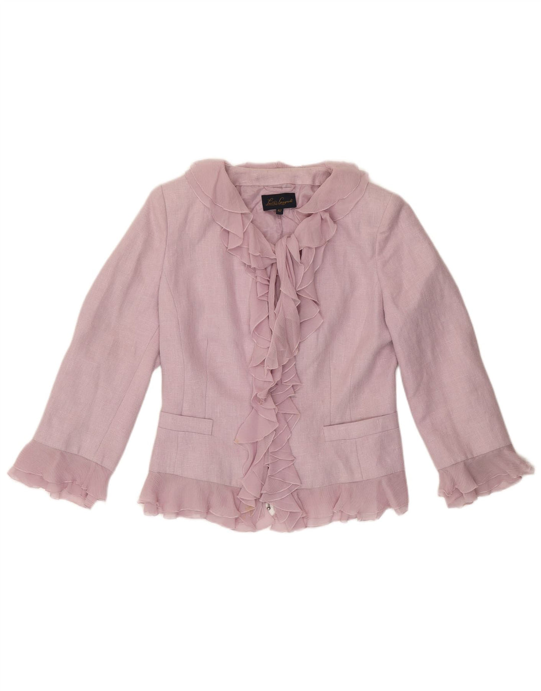 Giacca Bolero da donna Luisa Spagnoli IT 42 Lino viola medio