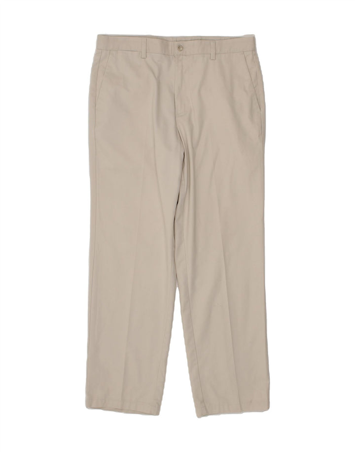 DOCKERS Pantaloni chino dritti da uomo W34 L32 Beige