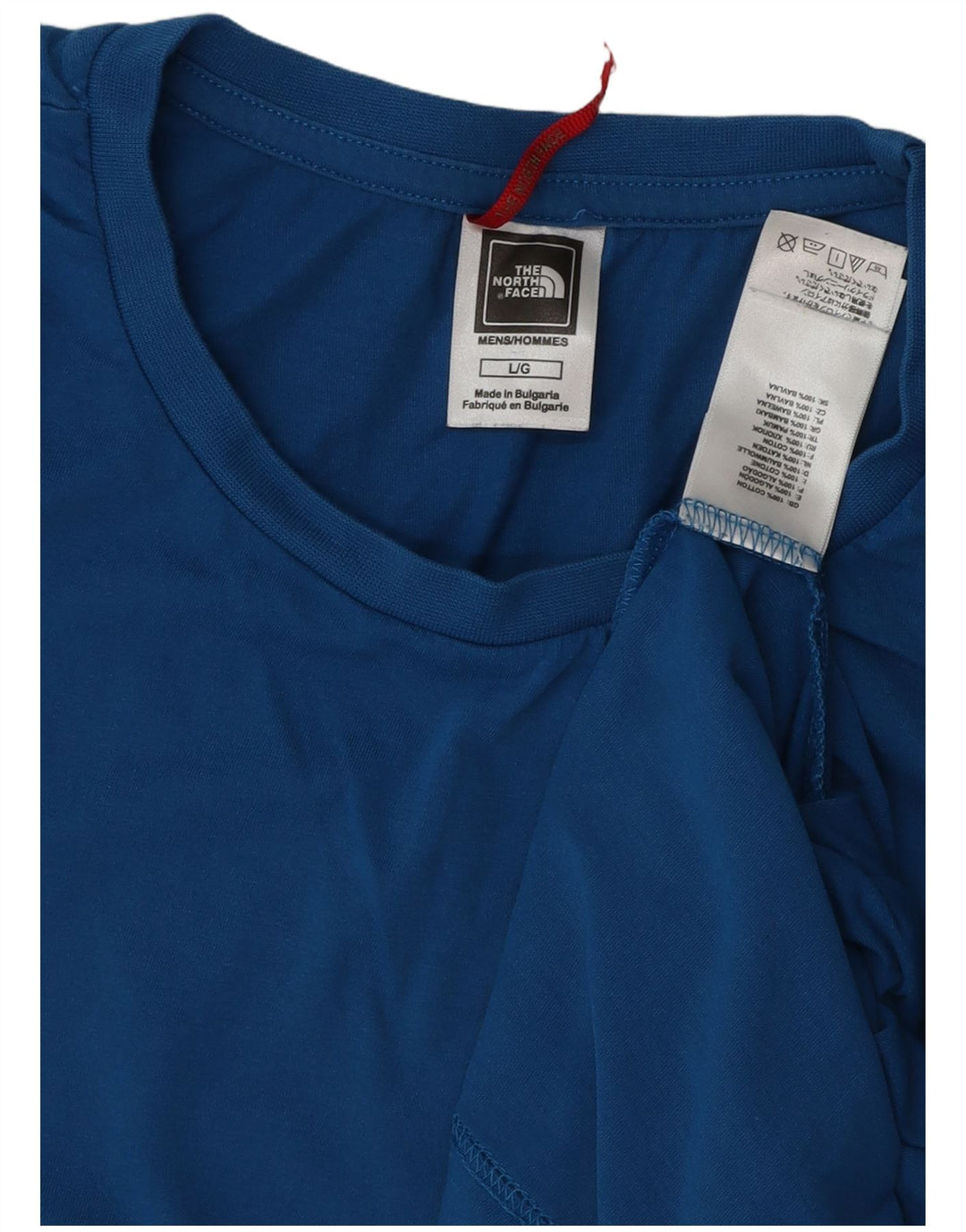 THE NORTH FACE T-shirt da uomo Top grande in cotone blu