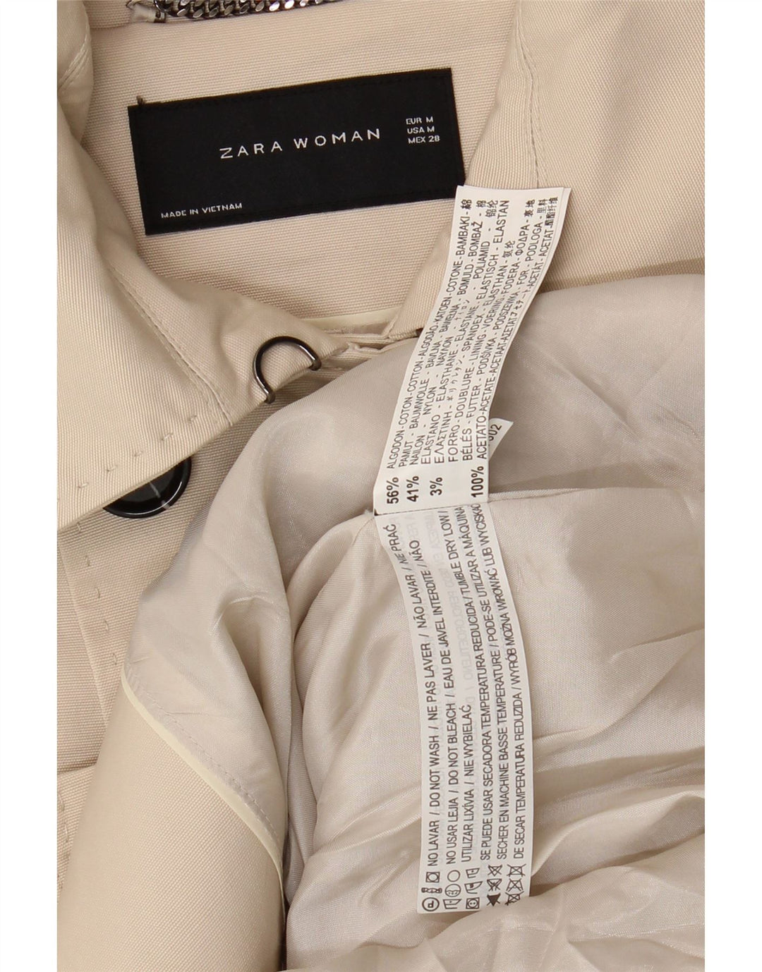 Cappotto doppiopetto da donna UK 12 medio