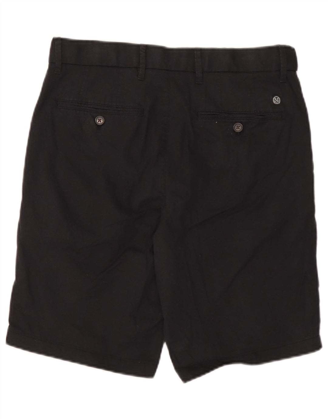 Pantaloncini chino da uomo Marks & Spencer W30 cotone nero medio