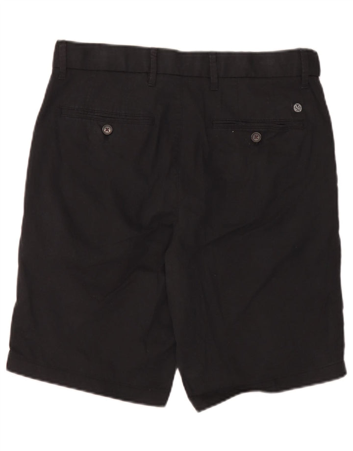 Pantaloncini chino da uomo Marks & Spencer W30 cotone nero medio