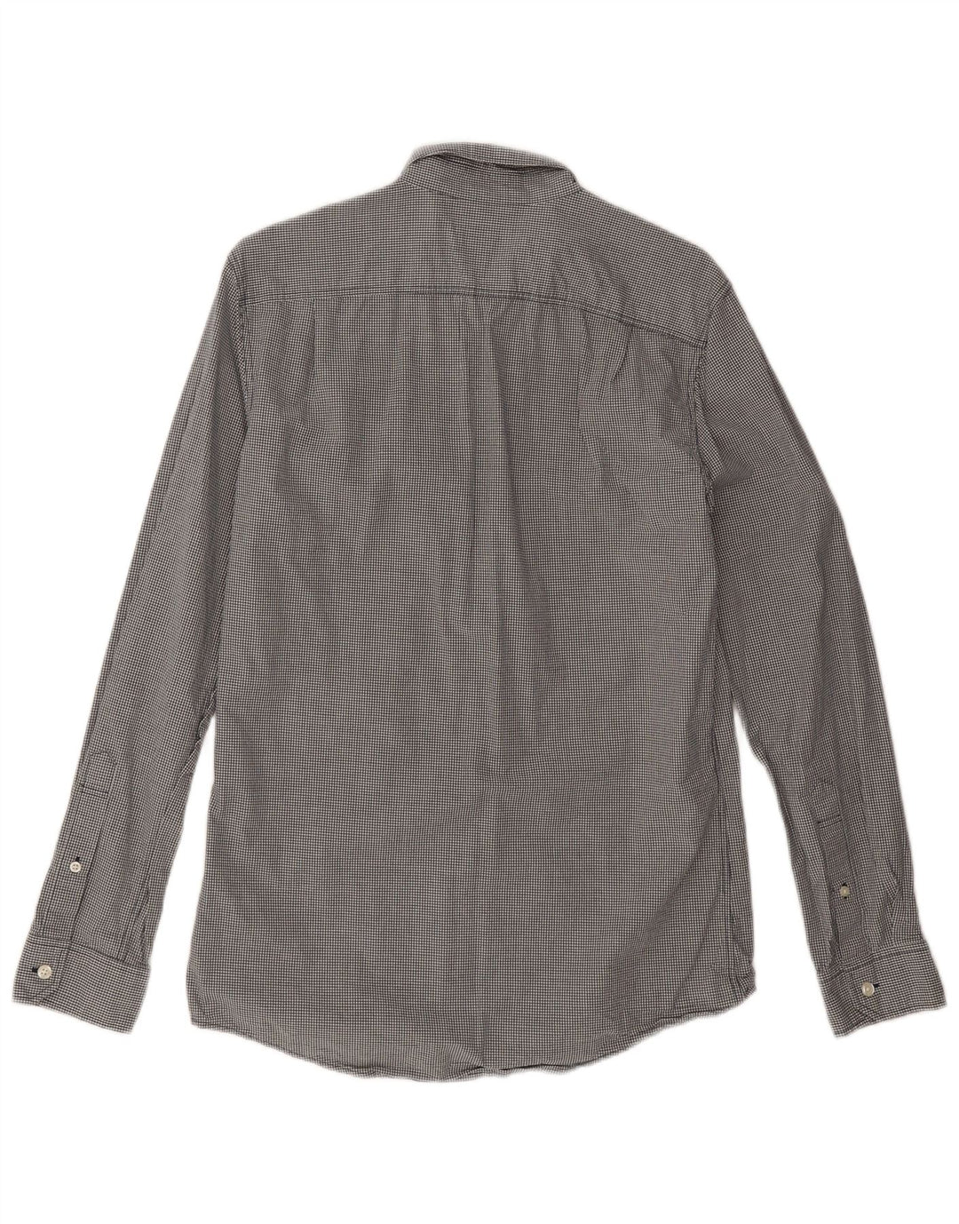 Camicia da uomo Classic Fit Jack Wills piccola in cotone a quadretti nero
