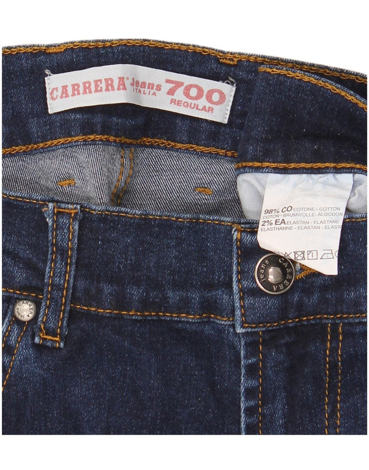 Jeans dritti regolari da uomo Carrera 700 W34 L30 cotone blu navy