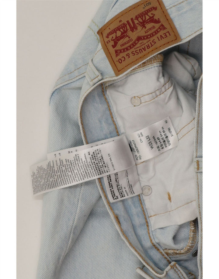 Jeans dritti Levi's 501 da donna W25 L32 cotone blu