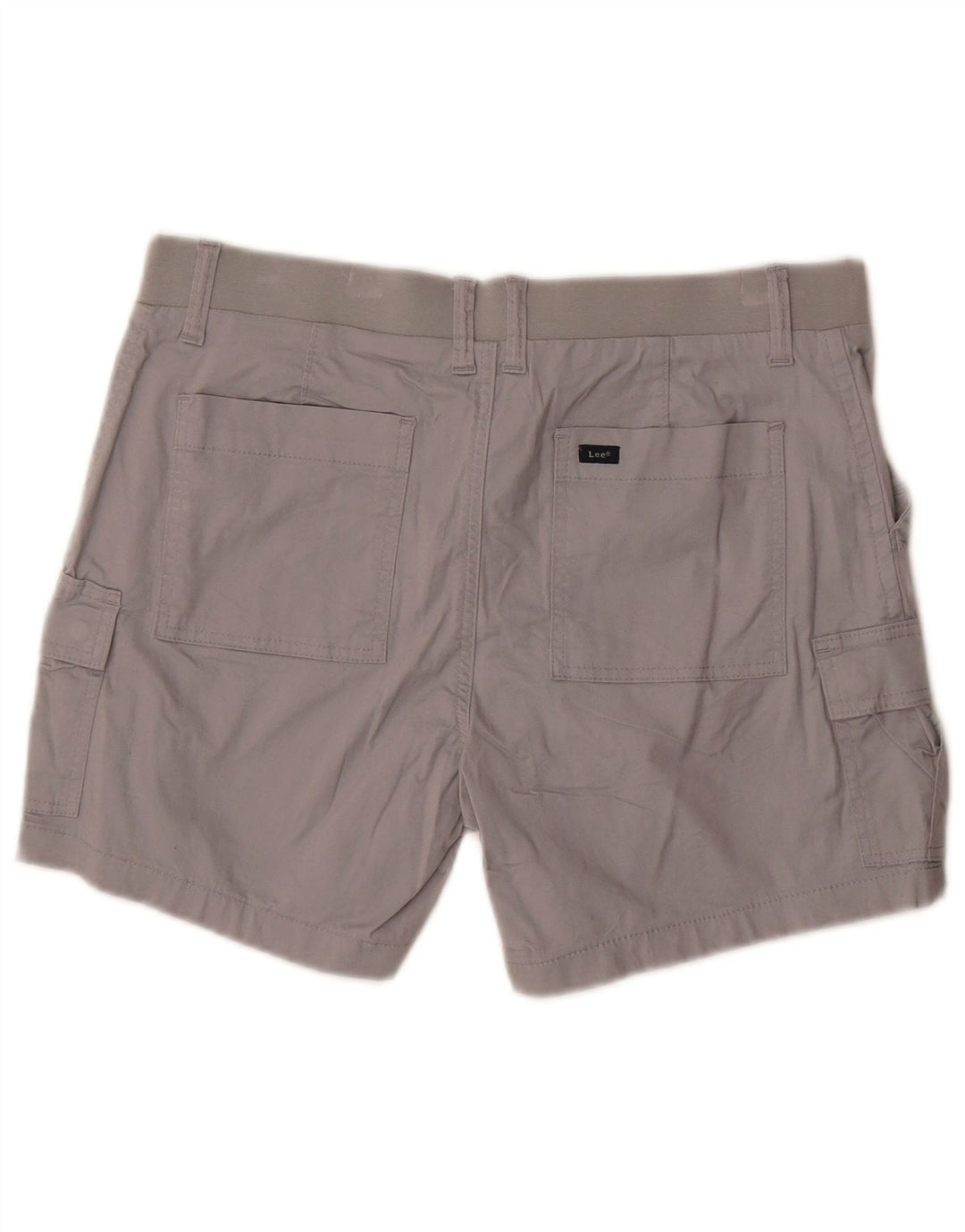Pantaloncini cargo Lee da donna a vita media con vestibilità regolare US 12 Large W34 Grigi