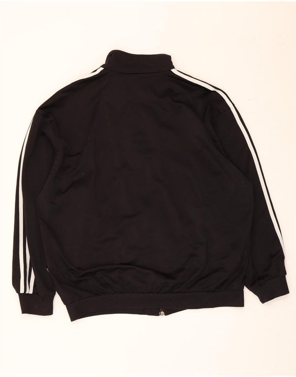 Giacca da tuta da uomo Adidas UK 40/42 Medium Nero Poliestere