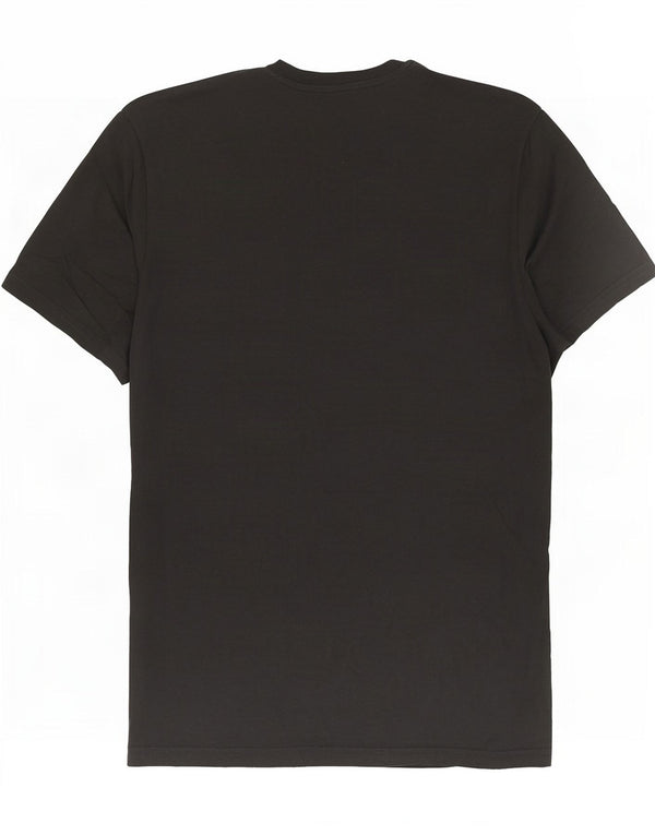 T-shirt Adidas da uomo Top Large in cotone nero