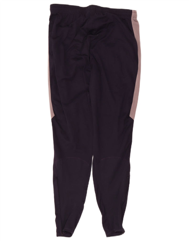 Pantaloni da tuta da donna Nike UK 14 Large Blu Navy Colourblock Poliestere