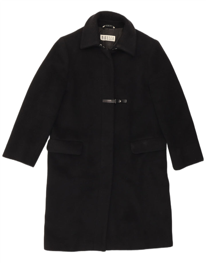 Cappotto da donna Marella UK 12 Lana vergine nera media