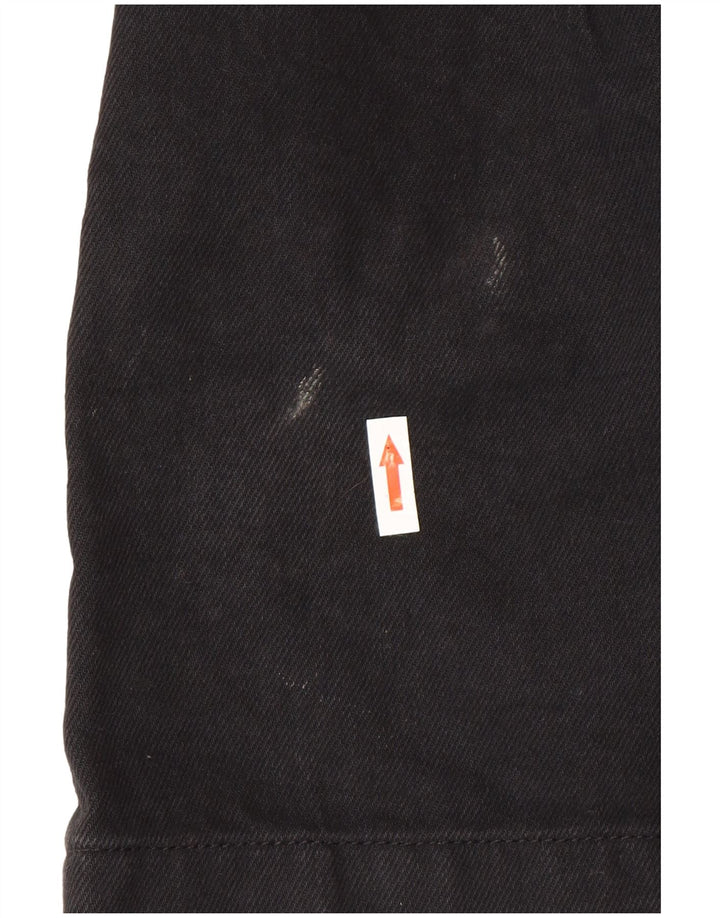 Gonna in denim da donna Topshop UK 10 piccola W26 nera