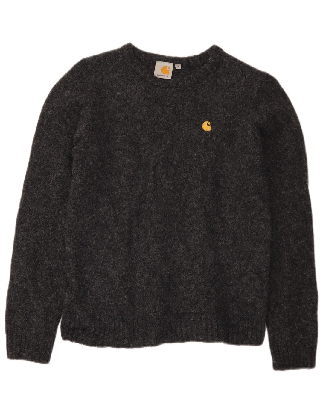 Maglione girocollo per ragazzi Carhartt 7-8 anni in lana grigio medio