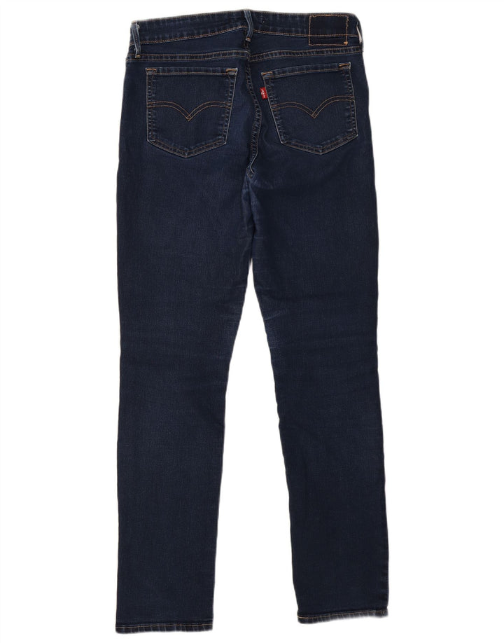 LEVI'S Jeans slim 712 da donna W29 L30 cotone blu navy