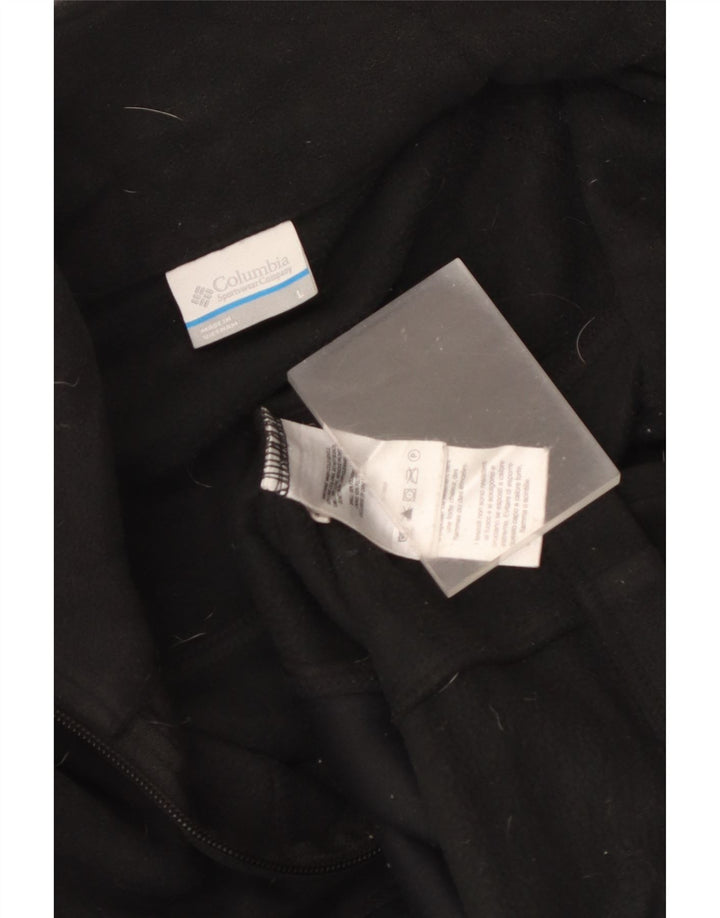 Giacca in pile da uomo Columbia UK 40 Large Nero Poliestere