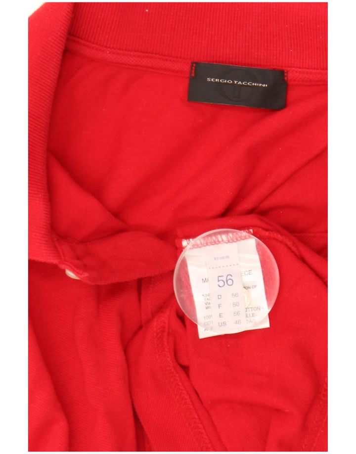 Polo Uomo Sergio Tacchini IT 56 2XL Rosso Cotone