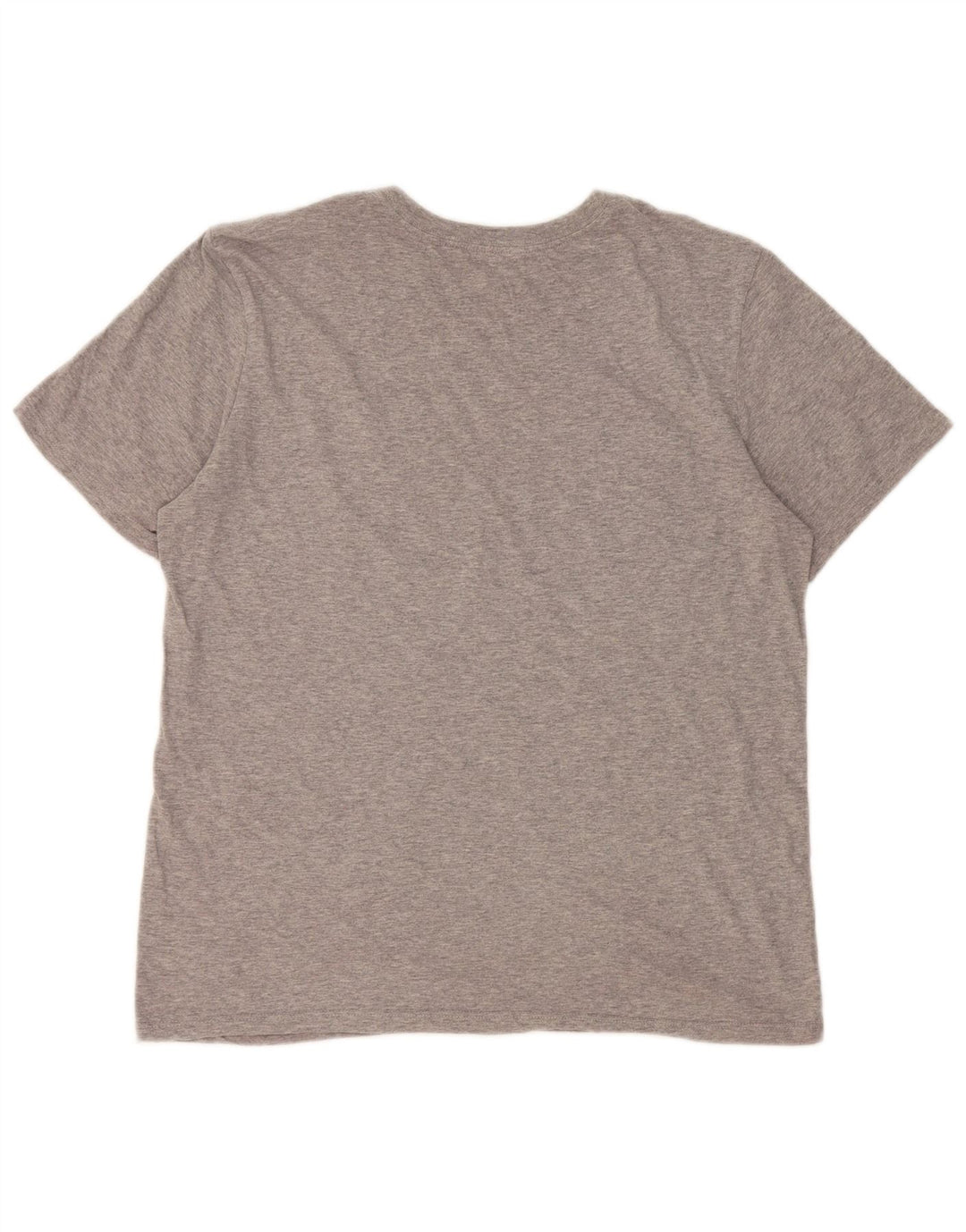 T-shirt grafica Nike da uomo con taglio atletico, top in cotone chiazzato grigio medio