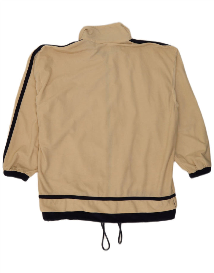 Giacca da tuta grafica da uomo Diadora color block beige medio
