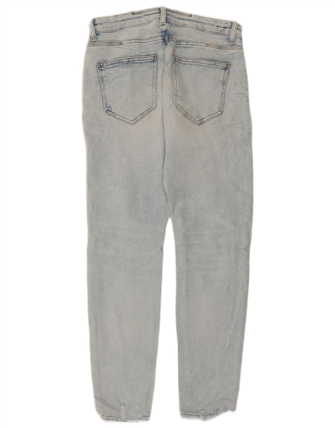 Jeans slim invecchiati da uomo Zara EU 40 medio W31 L29 blu