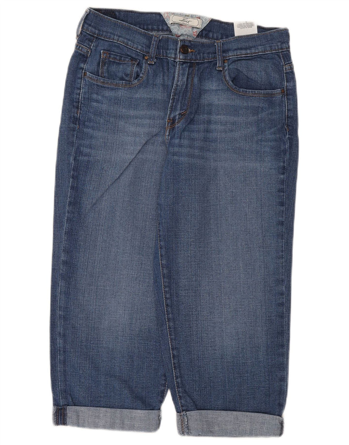 Jeans Capri da donna LEVI'S US 8 medio W30 L20 cotone blu