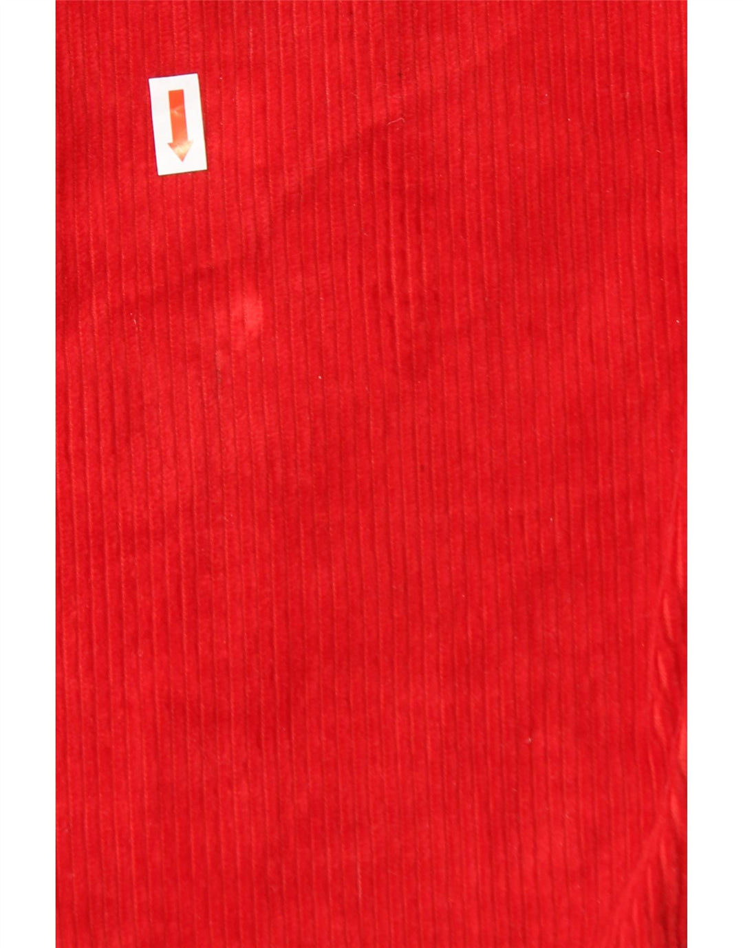 ST. Pantaloni di velluto a coste a vita alta da donna BERNARD UK 12 Medium W24 L27 Rosso