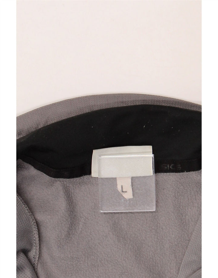 ASICS Mens Tracksuit Top Jacket Large Grey Vintage Asics and Second-Hand Asics from Messina Hembry 