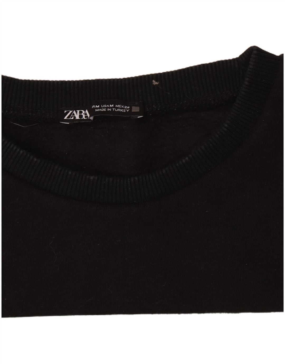 Felpa grafica da donna Zara UK 14 media nera