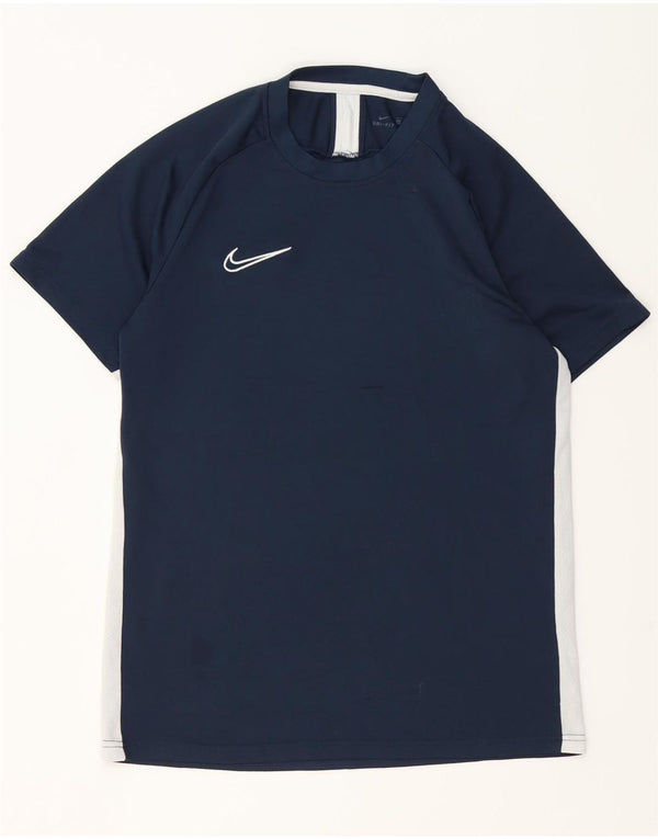 T-shirt Nike Dri Fit da uomo, taglia grande, color block blu navy