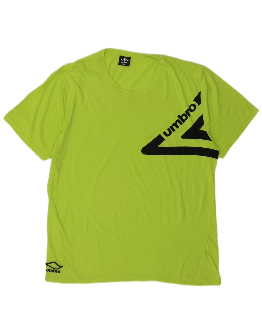 T-shirt grafica da uomo Umbro Top 2XL cotone verde