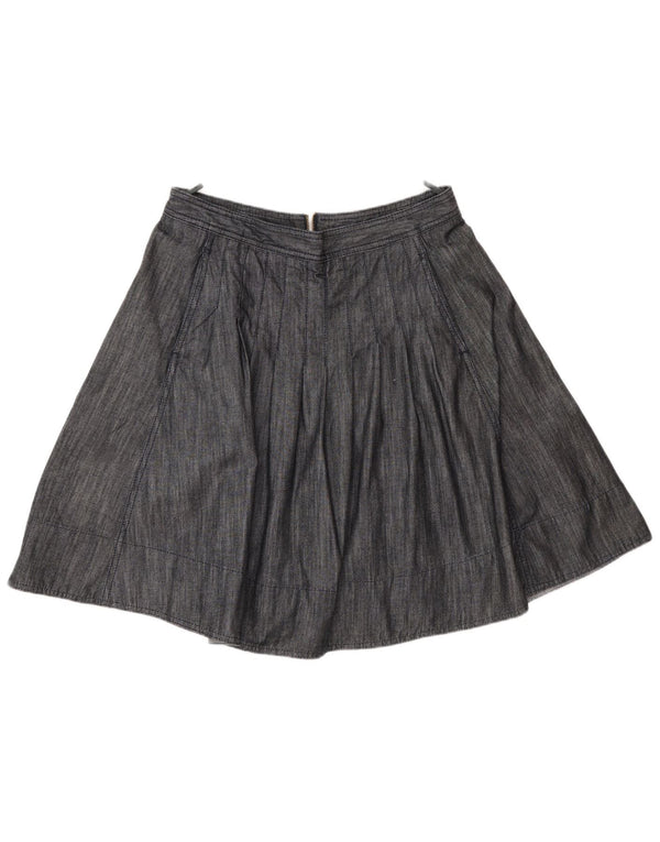 Gonna a trapezio da donna Benetton media W28 blu navy