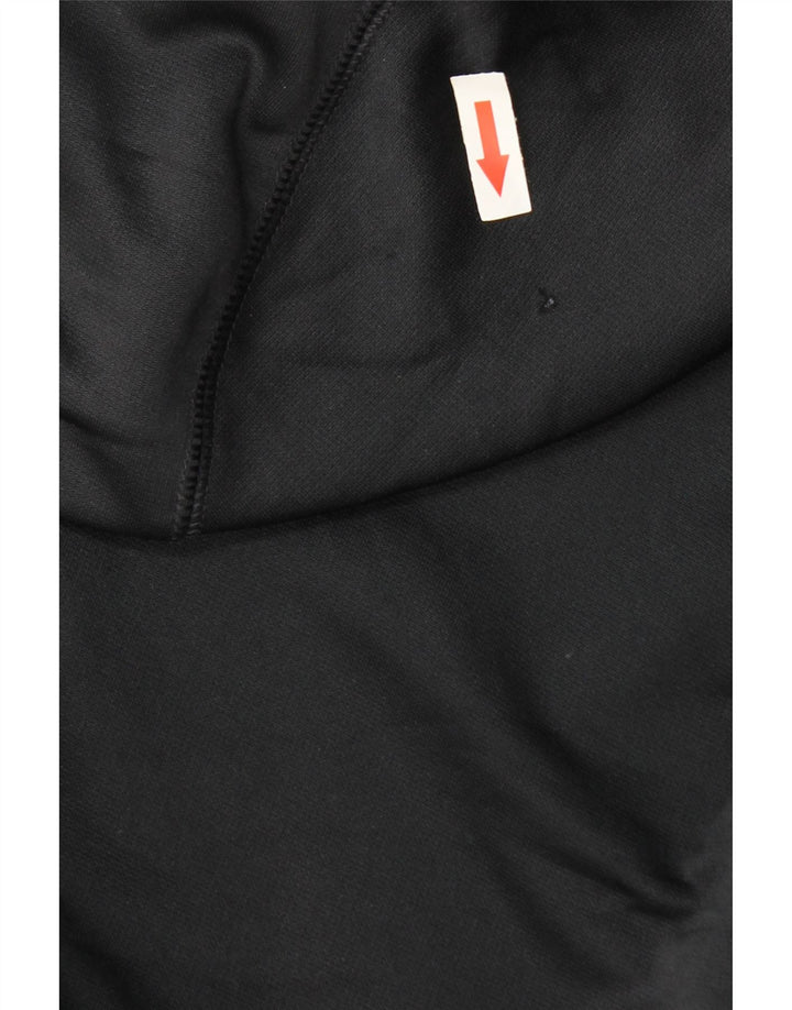 Felpa con cappuccio grafica Nike Therma-Fit da uomo, media, in poliestere blu navy