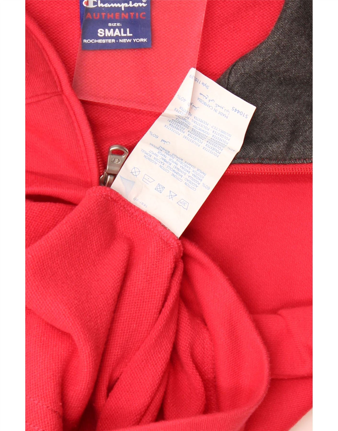 Giacca da tuta da donna Champion UK 10 piccola rossa in cotone