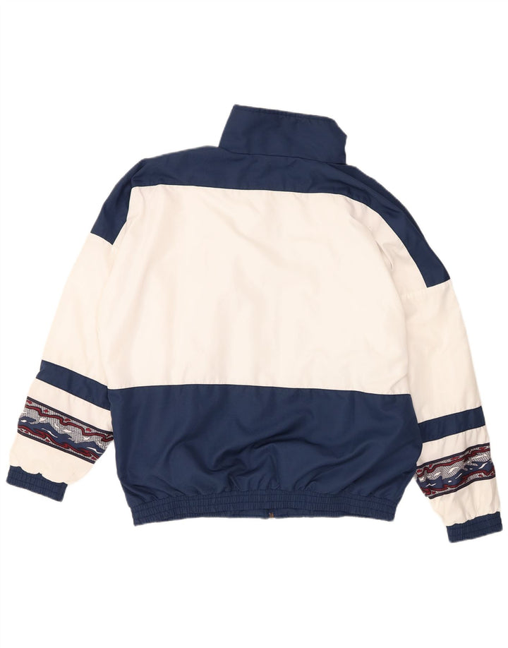 Giacca da tuta da uomo Jako in poliestere color block medio blu navy