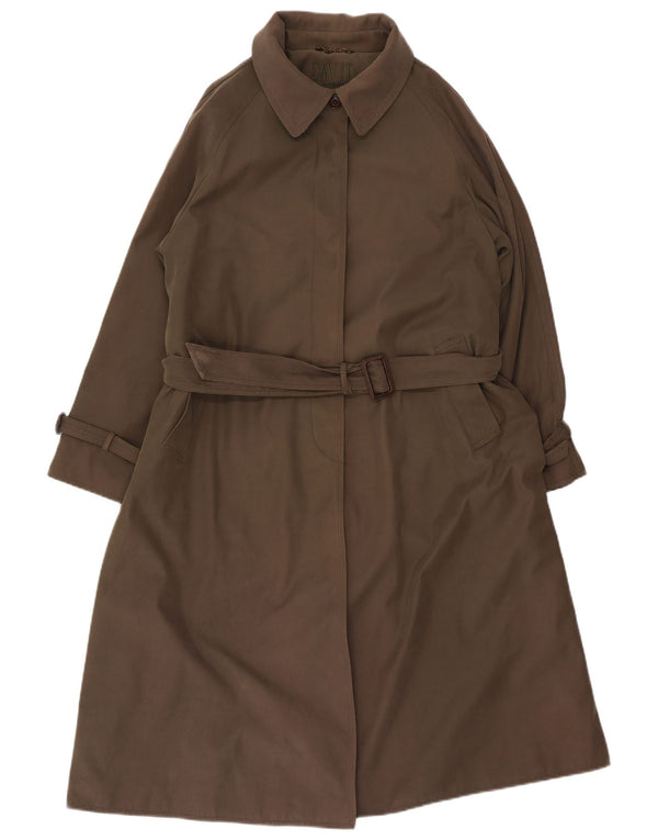 Trench da donna David Barry UK 12 Marrone medio