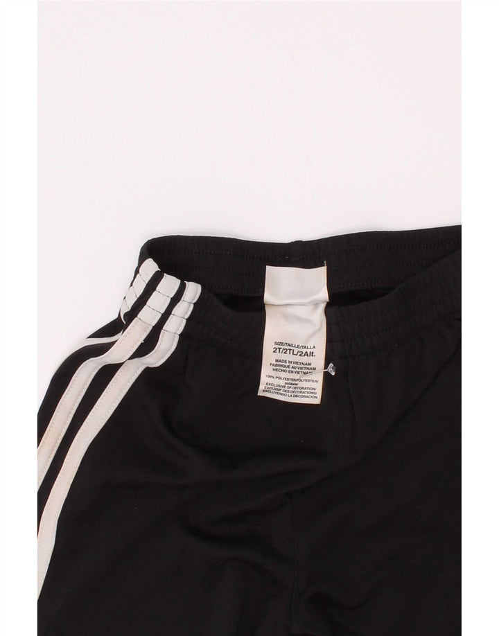 Pantaloncini sportivi Adidas da bambino 18-24 mesi in poliestere nero