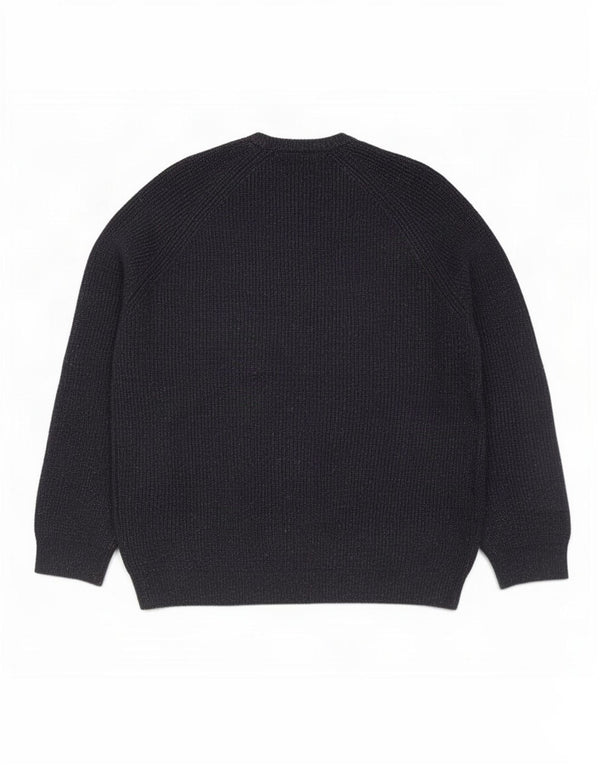 Maglione maglione girocollo da uomo Marks & Spencer XL blu navy in poliammide