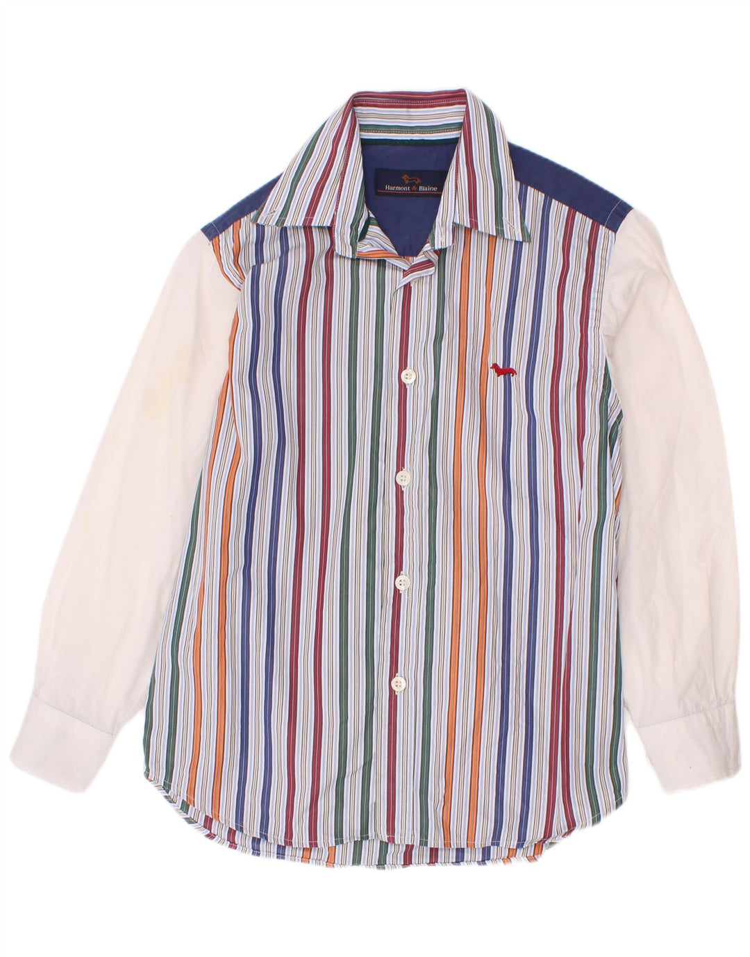 Camicia da bambino Harmont & Blaine 10-11 anni in cotone a righe multicolore medio