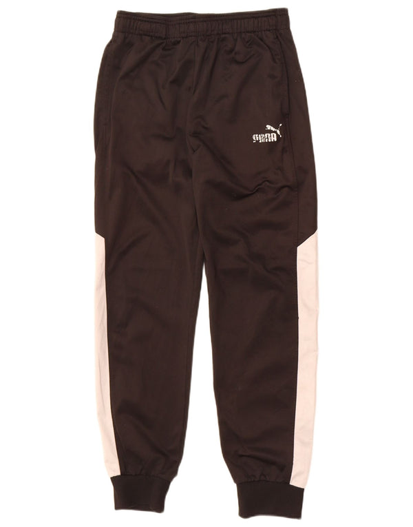 Pantaloni da tuta da ragazzo Puma Joggers 14-15 anni Large Nero Colourblock