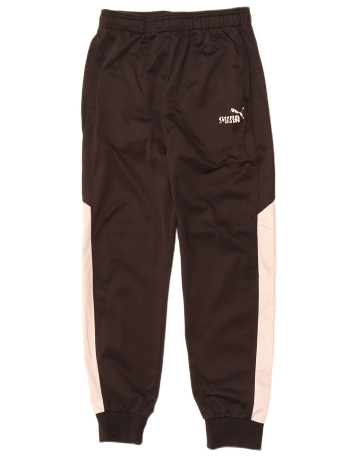 Pantaloni da tuta da ragazzo Puma Joggers 14-15 anni Large Nero Colourblock
