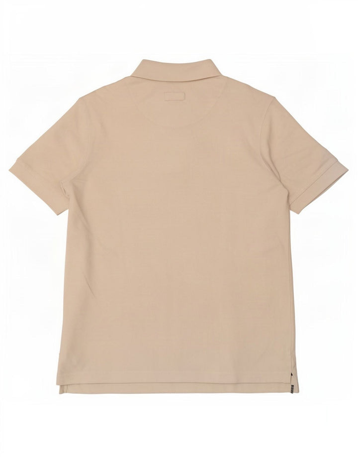 Polo da uomo Columbia piccola in cotone bianco sporco
