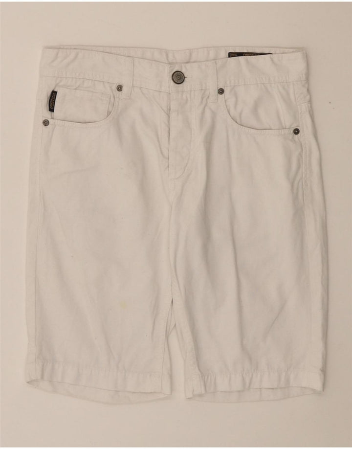 JACK & JONES Pantaloncini di jeans da uomo W30 cotone bianco medio